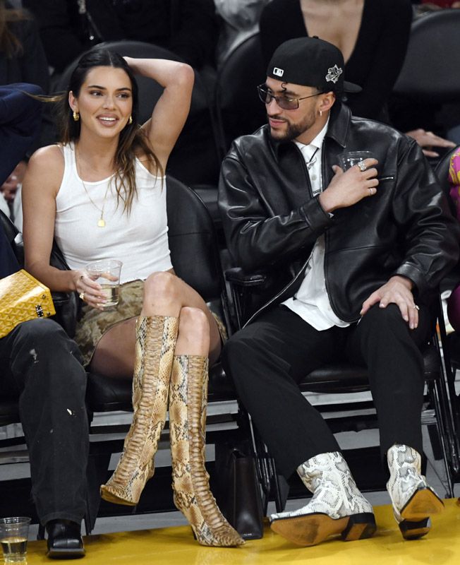 Bad Bunny con su novia, la modelo Kendall Jenner