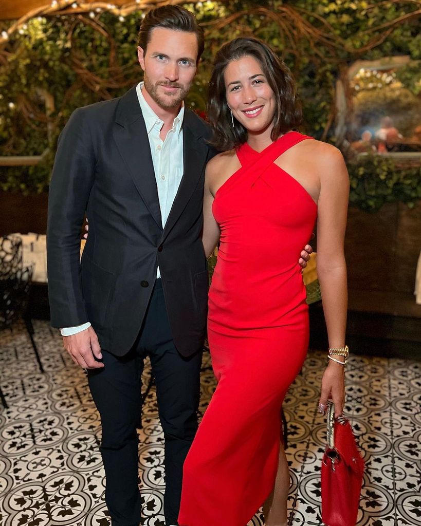 Garbiñe Muguruza y Arthur Borges