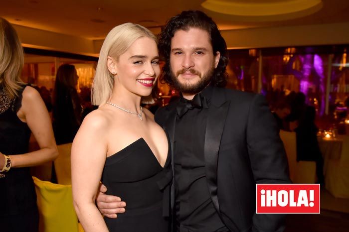 Kit Harington y Emilia Clarke