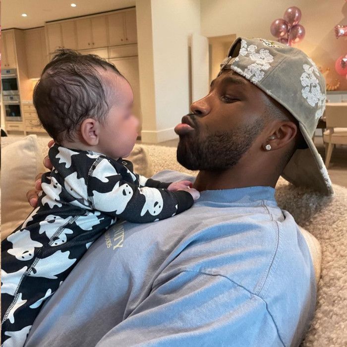 Tristan Thompson y su bebé con Khloé Kardashian