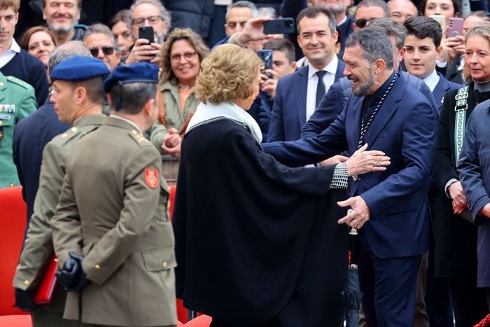 La reina Sofía y Antonio Banderas