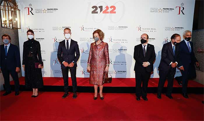 La reina Sofía en el Teatro Real