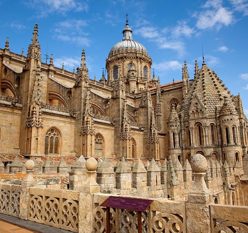 Tejados de la Catedral de Salamanca.