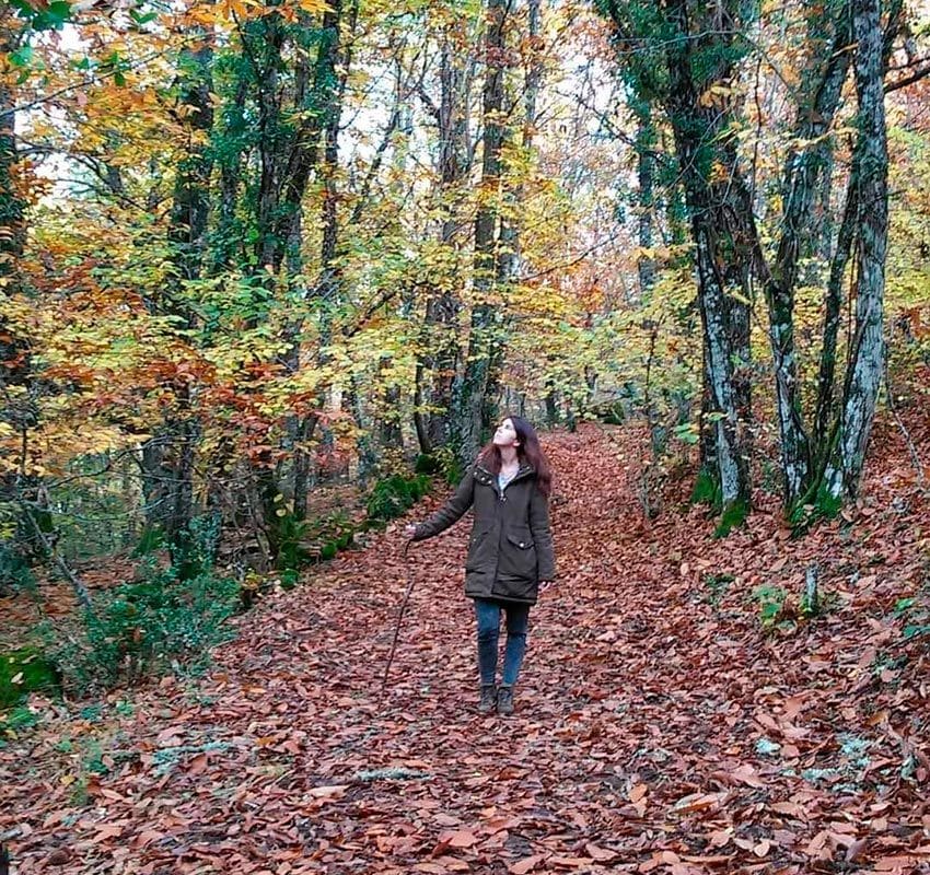 la senda de los mil colores en otono e invierno