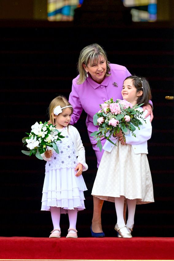 Damitas de honor de la boda de Alexandra de Luxemburgo 