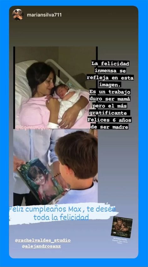 Rachel Valdés celebra el cumpleaños de su hijo