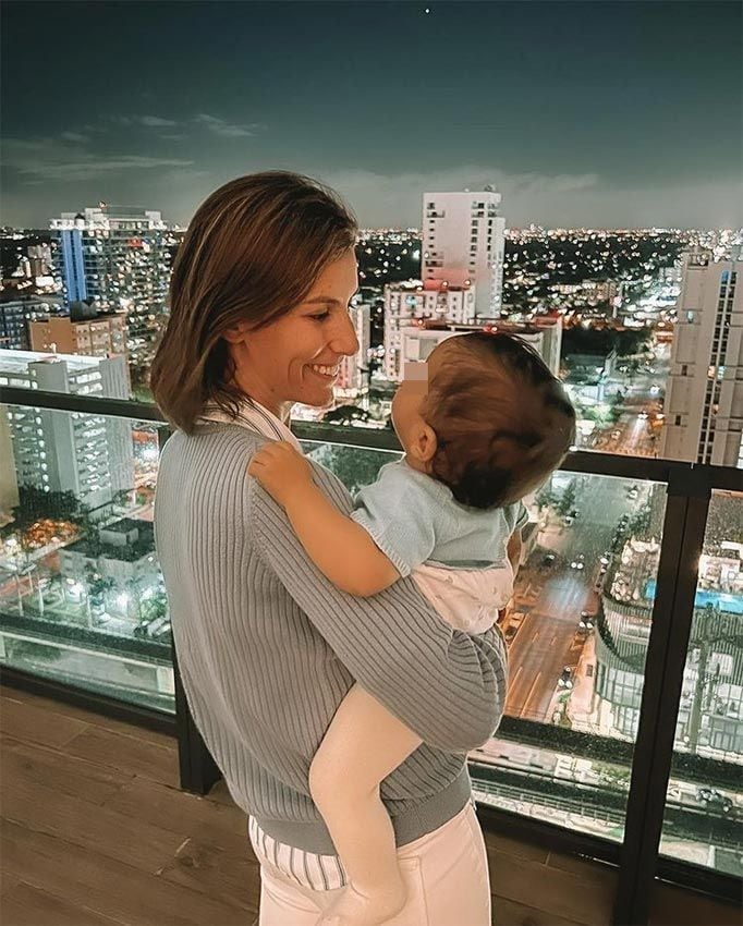 Ana Boyer y su hijo Mateo