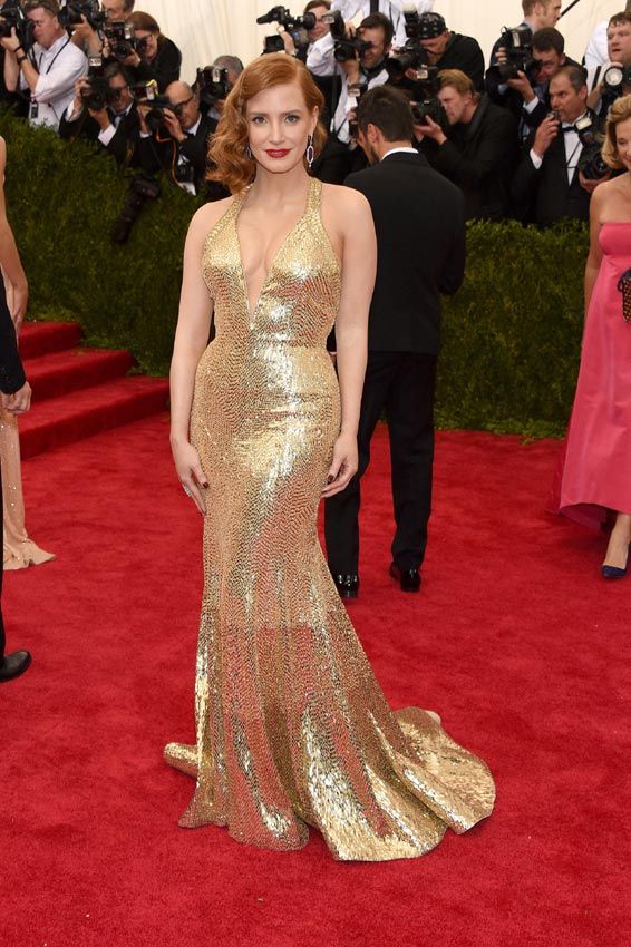 met gala 2015 jessica chastain 1