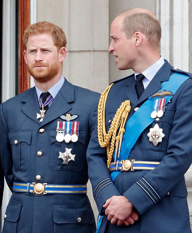 El príncipe Guillermo con su hermano el príncipe Harry 