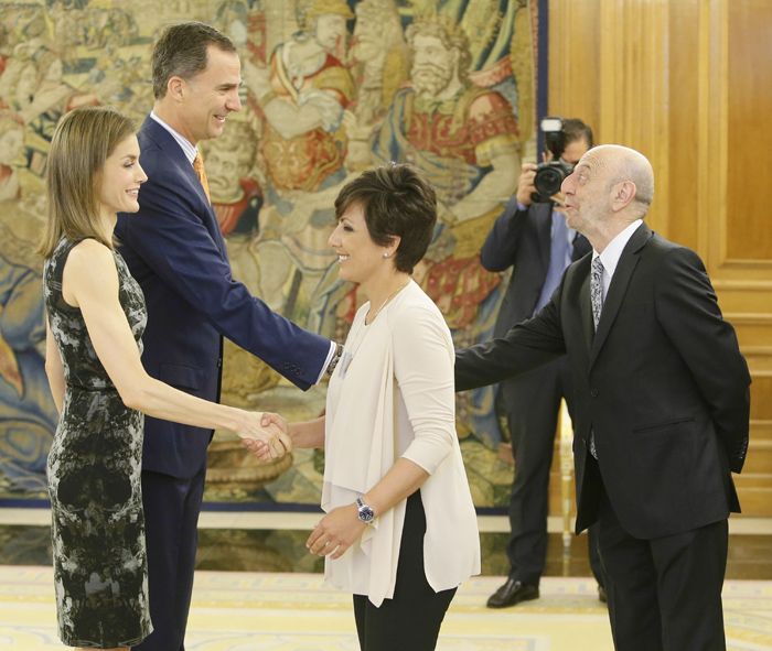 Sonsoles Ónega con doña Letizia