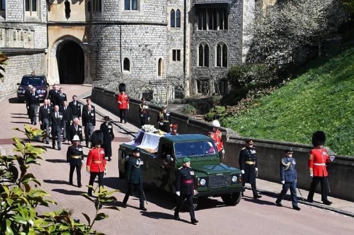 Cortejo funeral del duque de Edimburgo