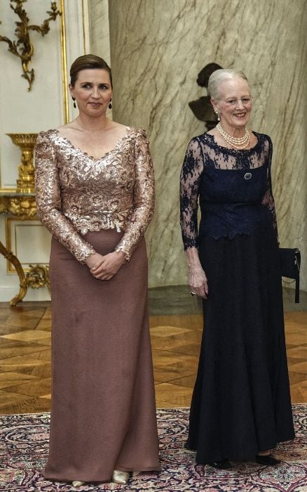 Reina Margarita y Primera Ministra de Dinamarca 