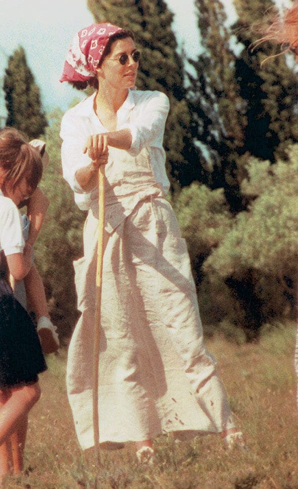 Tras la muerte de su marido, Stefano Casiraghi, guardó su sonrisa, tal vez su llanto, en Saint-Rémy, la pequeña ciudad en la Provenza
