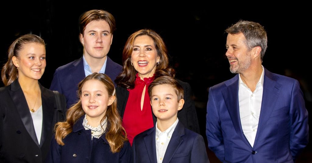 Federico y Mary de Dinamarca con sus hijos, en una imagen de archivo