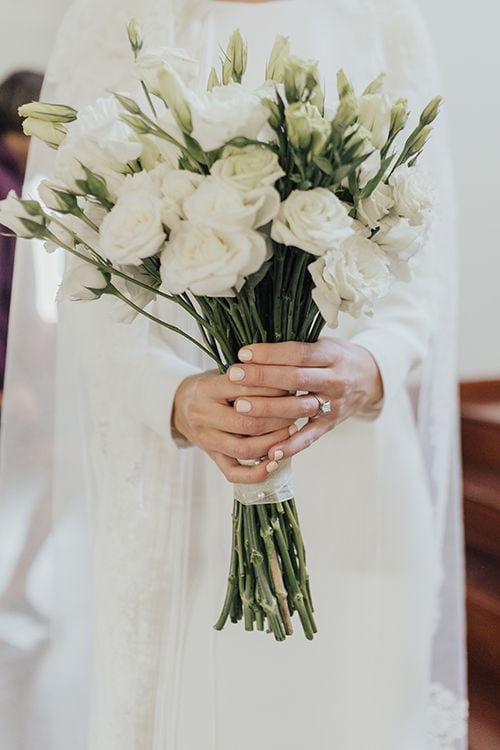 Ramos de flores blancas para novias