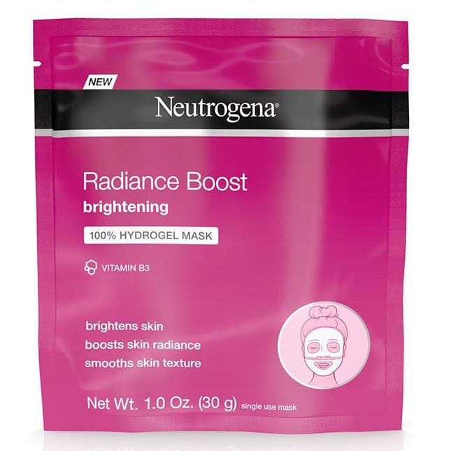 neutrogena radiance boost brightening hydrogel mask