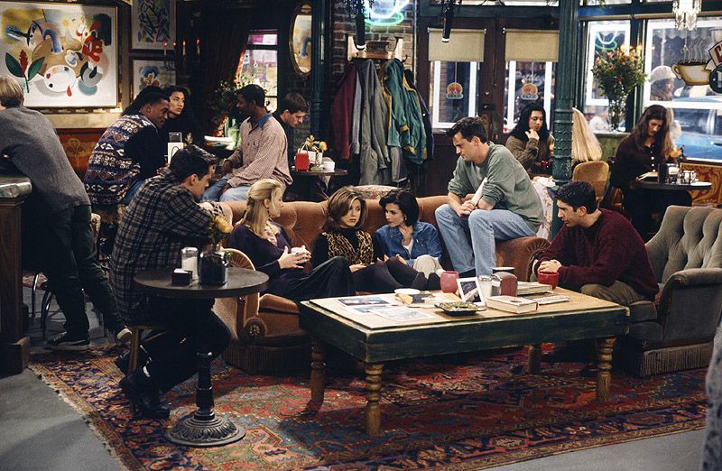 Los protagonistas de 'Friends'