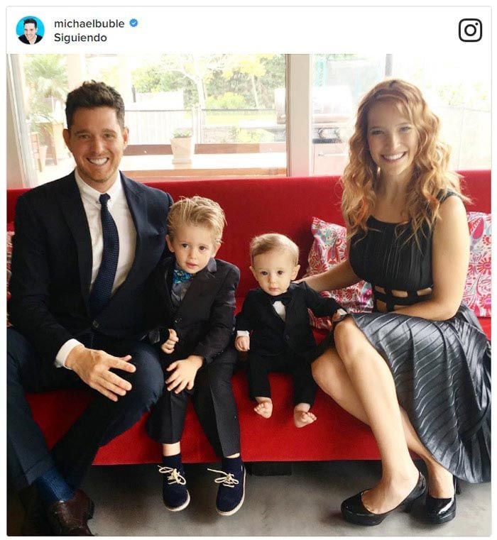 Michael Bublé y Luisana Lopilato ya están en Argentina