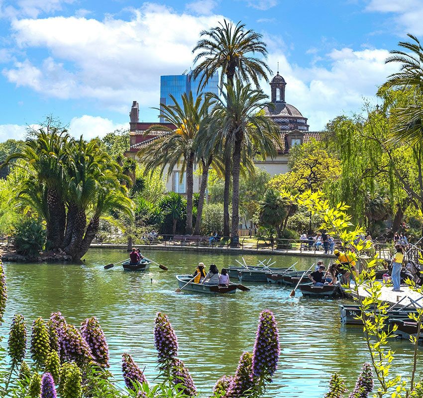 Lago del Parque de la Ciudadela, Barcelona