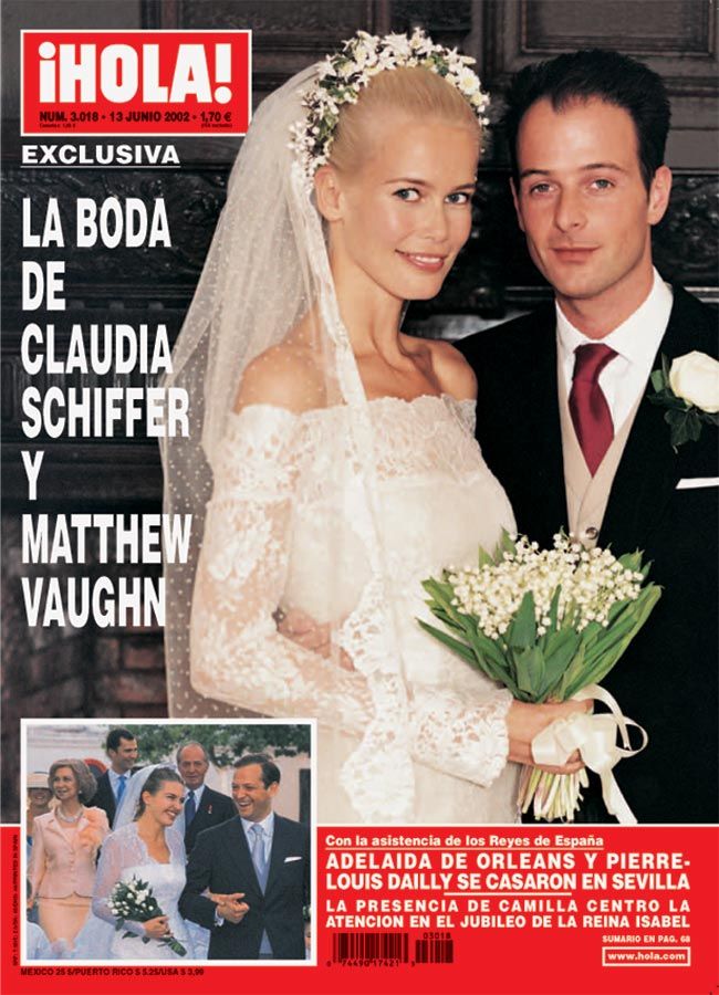 Claudia Schiffer y Matthew Vaughn 