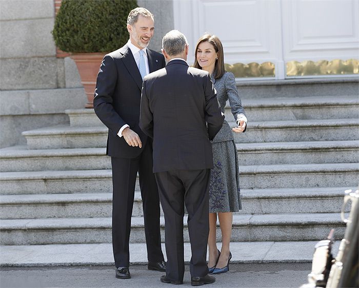 Los Reyes reciben al Presidente de Portugal, Marcelo Rebelo de Sousa