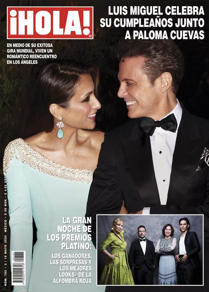 Luis Miguel y Paloma Cuevas.