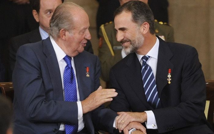 Don Juan Carlos y Felipe VI 