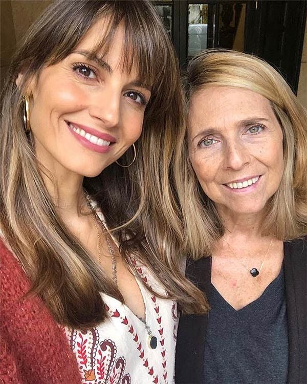 Ariadne Artiles y su madre