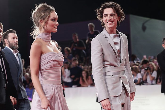 Timothée Chalamet y Lily-Rose Depp