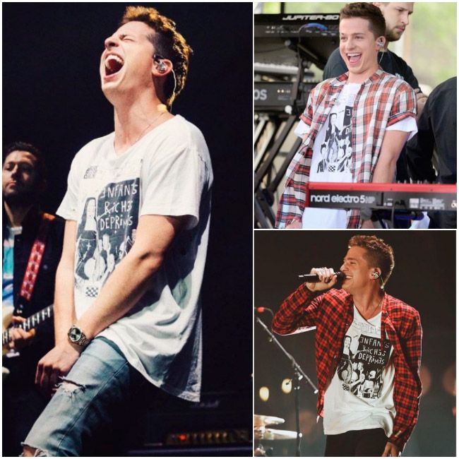 Charlie Puth camisetas Enfants Riches Déprimés