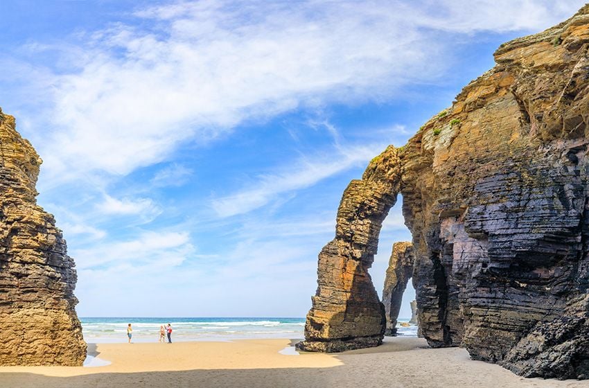 Playa de las Catedrales, Lugo, Galicia