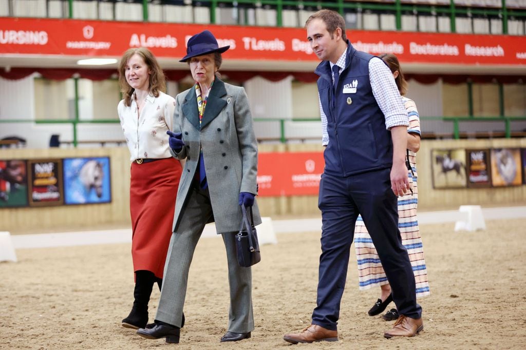 La princesa Ana se reunió con la presidenta de RDA, Helena Vega-Lozano, y el director ejecutivo, Michael Bishop.