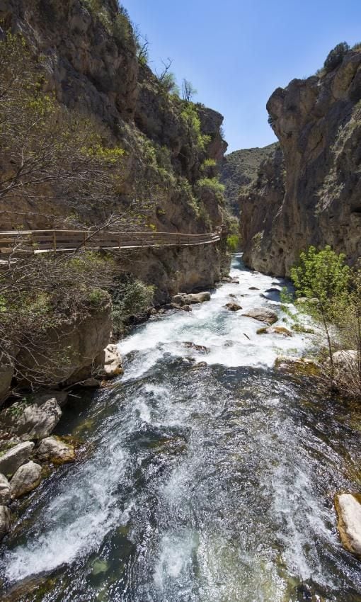 Pasarelas sobre el río Castril, Granada