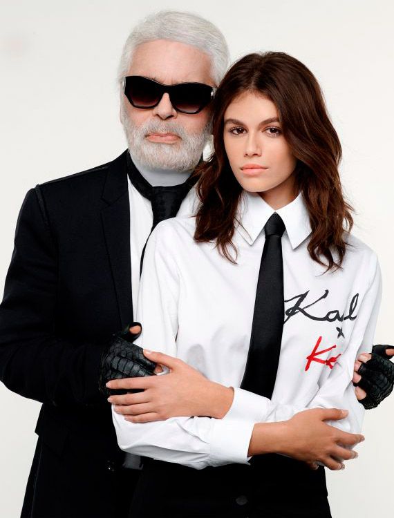 karl lagerfeld kaia gerber 1a