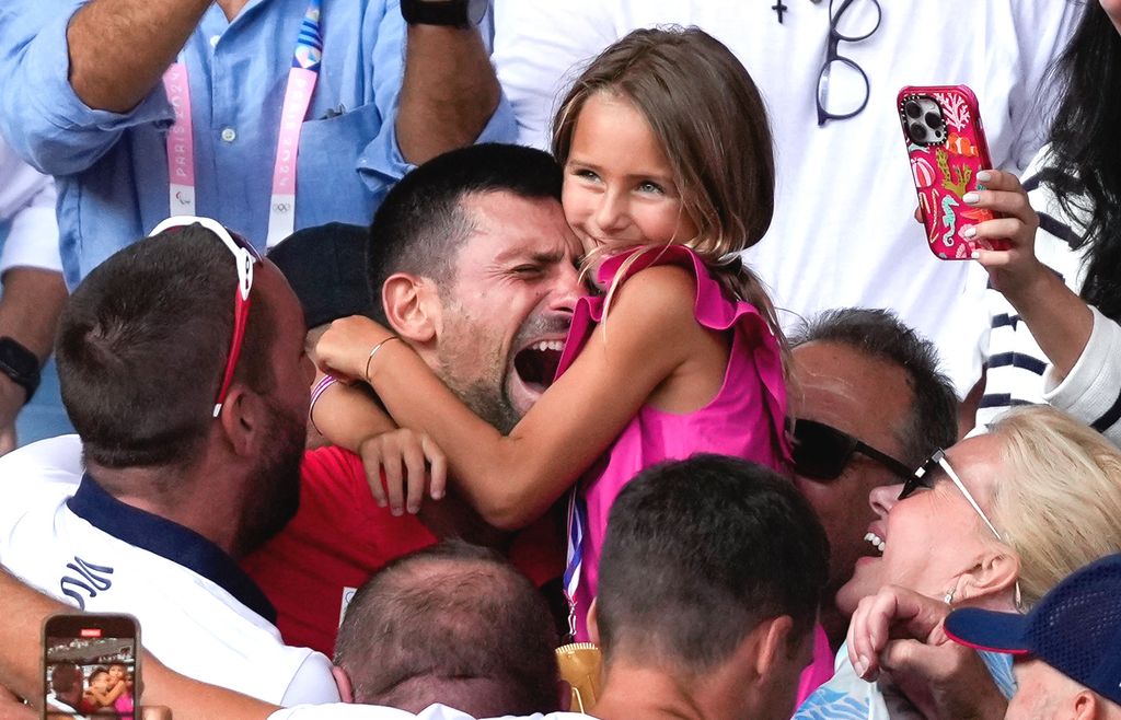 Djokovic y su hija