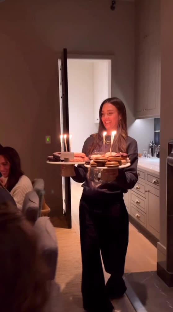 Meghan Markle en el cumpleaños de Jessica Alba