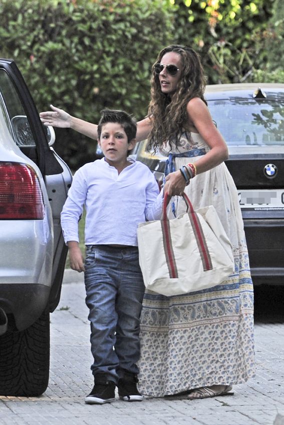 Rocío Carrasco con su hijo David