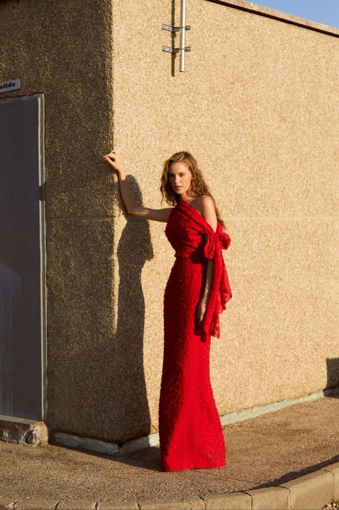 Vestido de invitada de Redondo Brand