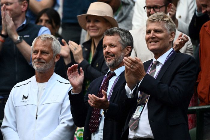 Federico de Dinamarca en Wimbledon