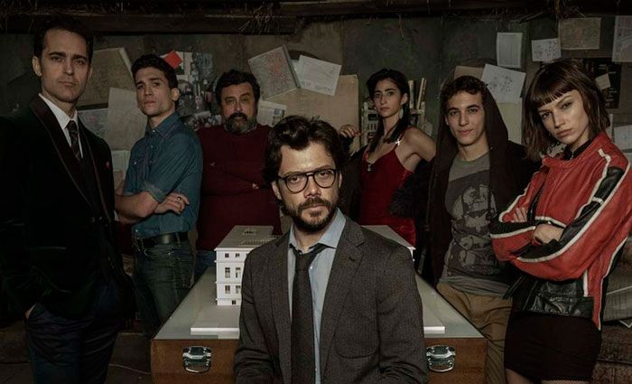 Elenco principal de 'La casa de papel'