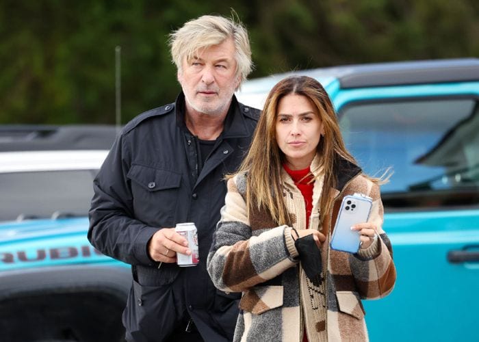 El actor Alec Baldwin y su mujer Hilaria Thomas