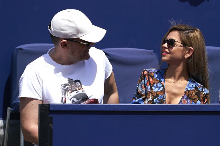 Risto Mejide y Natalia Almarcha en el tenis