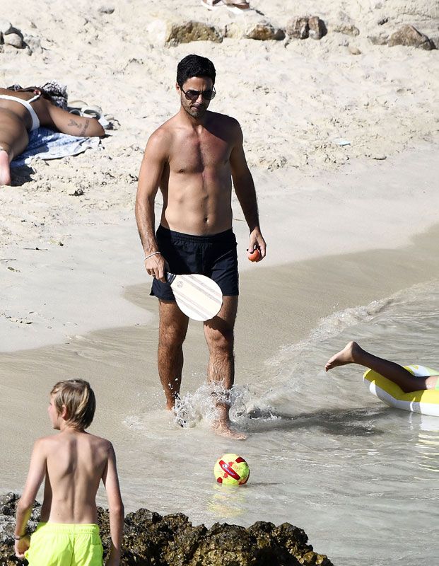 Mikel Arteta playa