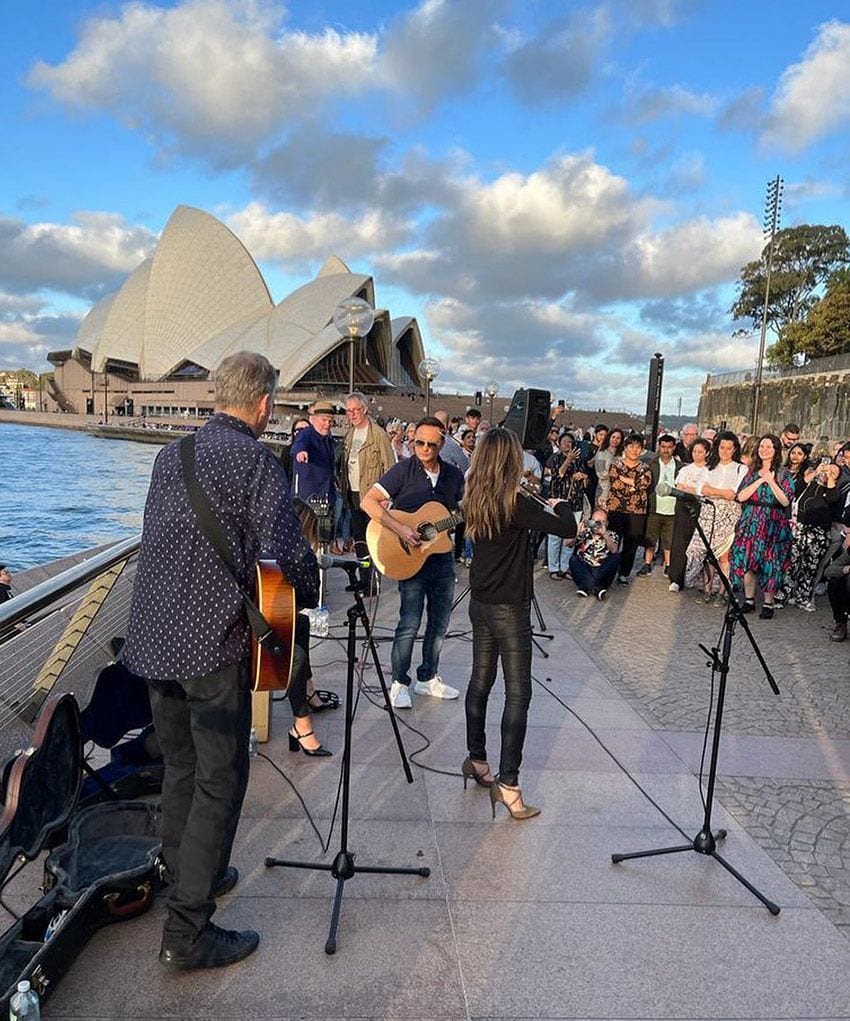 Concierto de Sharon Corr en la bahía de Sidney