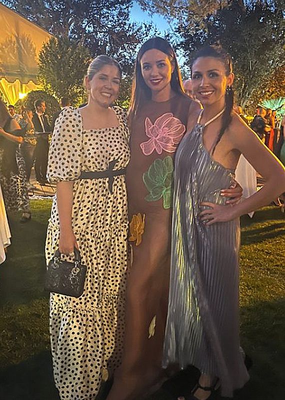 Sara y Ana Verdasco con Dafne Fernández