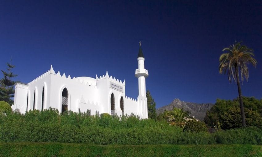 La mezquita blanca de Marbella.