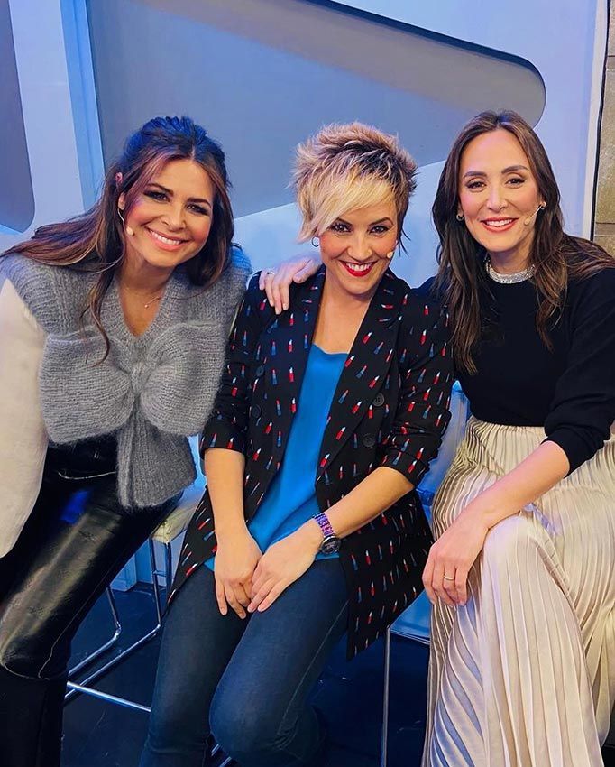 Nuria Roca, Cristina Pardo y Tamara Falcó