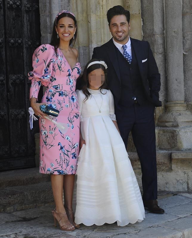 Paula Echevarría y David Bustamante en la Comunión de su hija