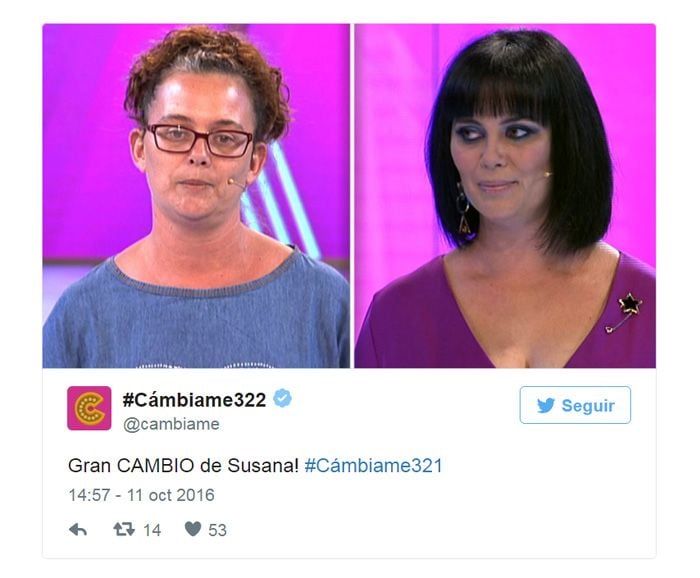 Susana logró el cambio de imagen que tanto deseaba. “Vengo a buscar un cambio, cada vez que me meto en una tienda es como si entrara en un laberinto, no sé qué ponerme, no sé qué comprar. Yo tengo la ayuda de mi sobrina que es bloguera, pero vive en otra ciudad”, contó. Y aseguró que al no verse bien evitaba acudir a ciertos planes con su familia o amigos. “Yo necesito encontrarme guapa”, pidió
