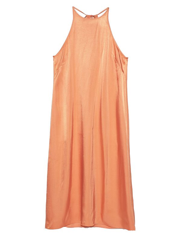 vestido naranja